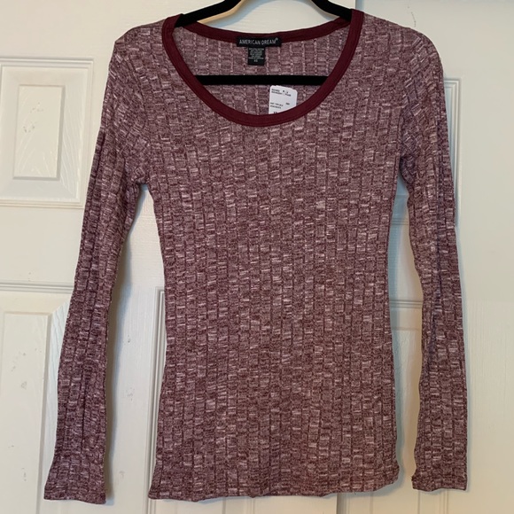 NWT Ribbed Long Sleeve Top - Picture 4 of 7